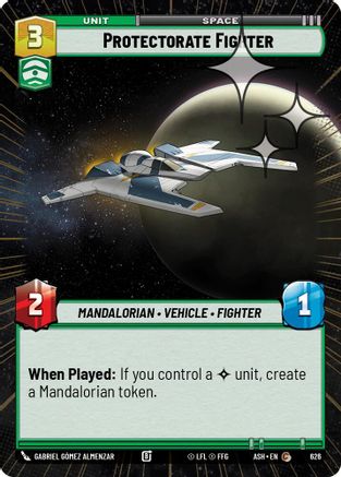 [SWU] Protectorate Fighter (Hyperspace Foil) (626) - Ashes of the Empire Foil