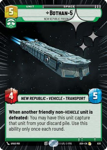 [SWU] Bothan-5 - New Republic Prison Ship (Hyperspace Foil) (630) - Ashes of the Empire Foil