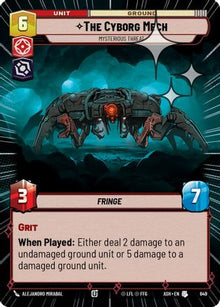 [SWU] The Cyborg Mech - Mysterious Threat (Hyperspace Foil) (649) - Ashes of the Empire Foil