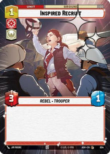 [SWU] Inspired Recruit (Hyperspace Foil) (654) - Ashes of the Empire Foil