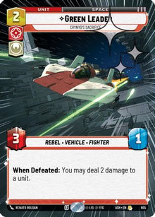 [SWU] Green Leader - Crynyd's Sacrifice (Hyperspace Foil) (655) - Ashes of the Empire Foil