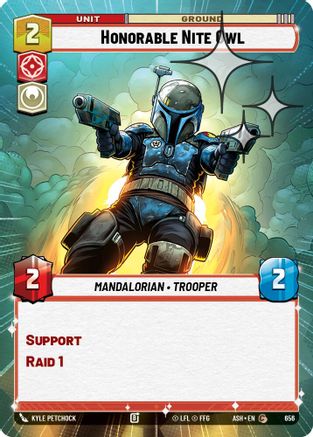 [SWU] Honorable Nite Owl (Hyperspace Foil) (656) - Ashes of the Empire Foil