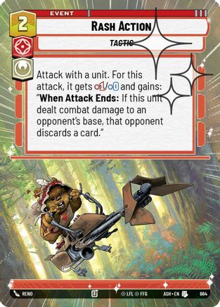 [SWU] Rash Action (Hyperspace Foil) (664) - Ashes of the Empire Foil