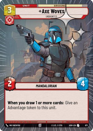 [SWU] Axe Woves - Undaunted (Hyperspace Foil) (671) - Ashes of the Empire Foil