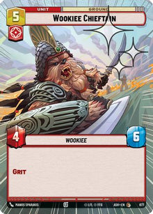 [SWU] Wookiee Chieftain (Hyperspace Foil) (677) - Ashes of the Empire Foil