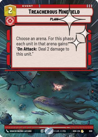 [SWU] Treacherous Minefield (Hyperspace Foil) (688) - Ashes of the Empire Foil