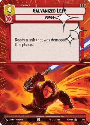 [SWU] Galvanized Leap (Hyperspace Foil) (690) - Ashes of the Empire Foil