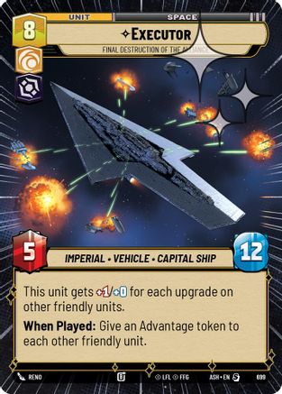 [SWU] Executor - Final Destruction of the Alliance (Hyperspace Foil) (699) - Ashes of the Empire Foil