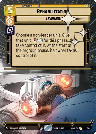 [SWU] Rehabilitation (Hyperspace Foil) (702) - Ashes of the Empire Foil