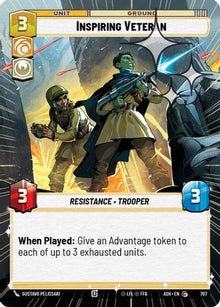 [SWU] Inspiring Veteran (Hyperspace Foil) (707) - Ashes of the Empire Foil