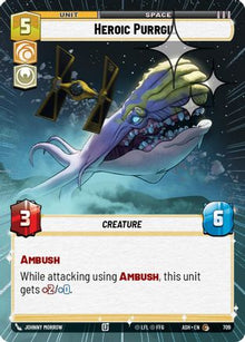 [SWU] Heroic Purrgil (Hyperspace Foil) (709) - Ashes of the Empire Foil