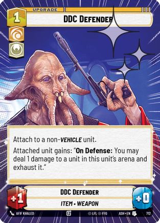[SWU] DDC Defender (Hyperspace Foil) (712) - Ashes of the Empire Foil