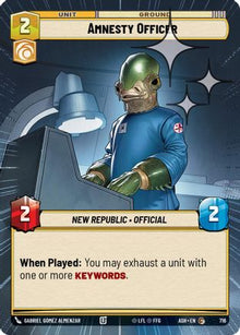 [SWU] Amnesty Officer (Hyperspace Foil) (716) - Ashes of the Empire Foil