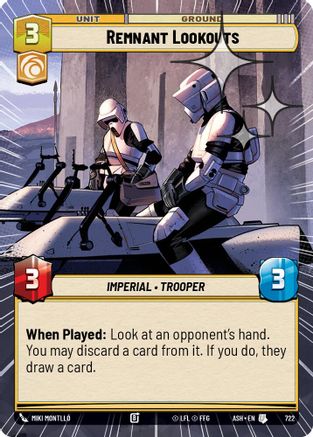 [SWU] Remnant Lookouts (Hyperspace Foil) (722) - Ashes of the Empire Foil