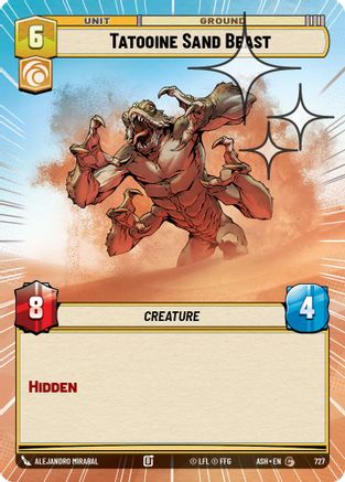 [SWU] Tatooine Sand Beast (Hyperspace Foil) (727) - Ashes of the Empire Foil