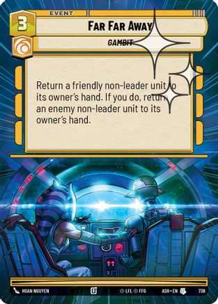 [SWU] Far Far Away (Hyperspace Foil) (738) - Ashes of the Empire Foil