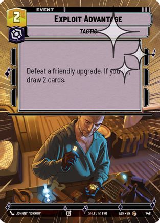 [SWU] Exploit Advantage (Hyperspace Foil) (748) - Ashes of the Empire Foil