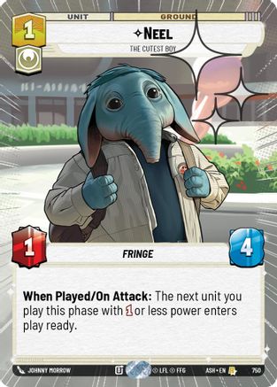 [SWU] Neel - The Cutest Boy (Hyperspace Foil) (750) - Ashes of the Empire Foil