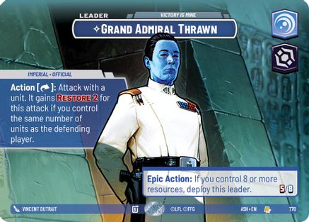 [SWU] Grand Admiral Thrawn - Victory is Mine (Showcase) (770) - Ashes of the Empire Foil