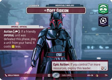 [SWU] Moff Gideon - Indomitable Warlord (Showcase) (774) - Ashes of the Empire Foil