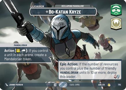 [SWU] Bo-Katan Kryze - Reclaiming Mandalore (Showcase) (776) - Ashes of the Empire Foil