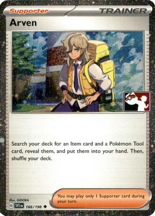 [PKM] Arven (Cosmos Holo) (166/198) Holofoil [Prize Pack Series Cards]