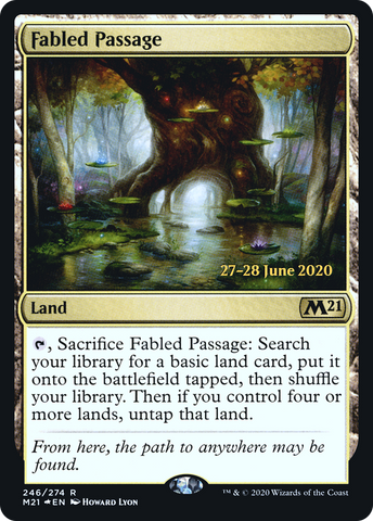 {R} Fabled Passage [Core Set 2021 Prerelease Promos][PR M21 246]