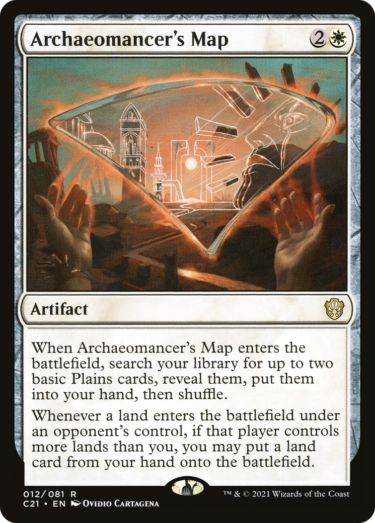 {R} Archaeomancer's Map [Commander 2021][C21 012]