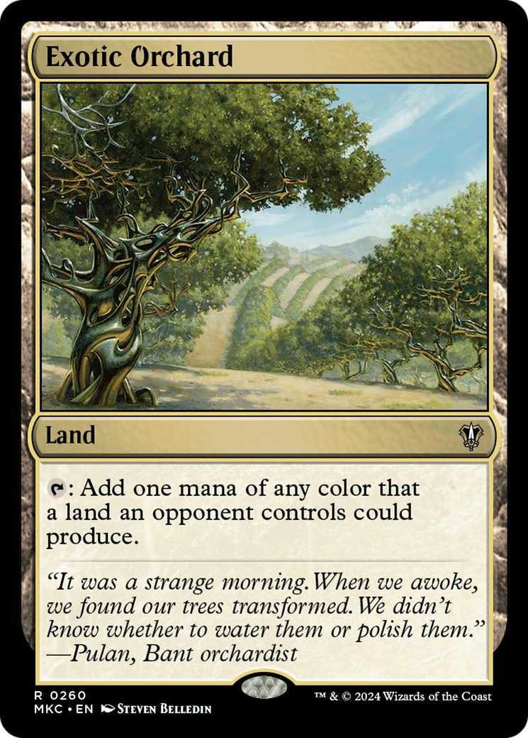 {R} Exotic Orchard [Murders at Karlov Manor Commander][MKC 260]