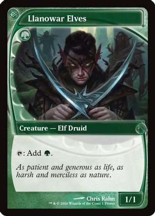 {R} Llanowar Elves [MFP 001]  Foil