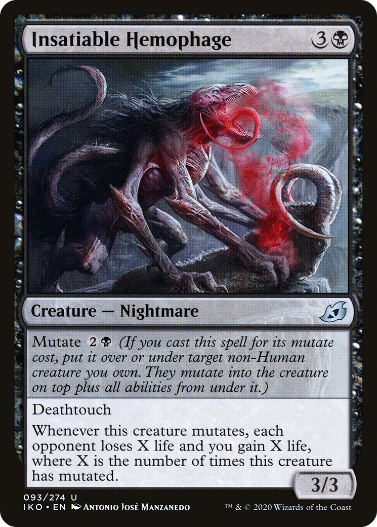 {C} Insatiable Hemophage [Ikoria: Lair of Behemoths][IKO 093]