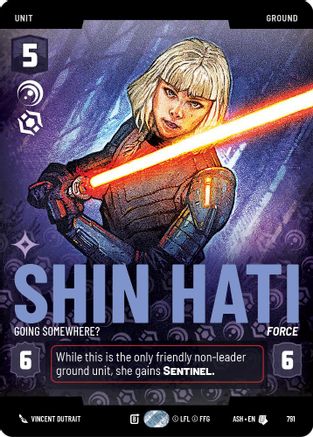 [SWU] Shin Hati - Going Somewhere? (Prestige) (791) - Ashes of the Empire