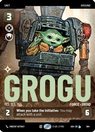 [SWU] Grogu - Yes. Yes. Yes. (Prestige) (804) - Ashes of the Empire