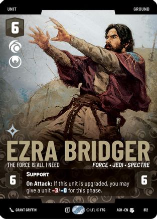 [SWU] Ezra Bridger - The Force is All I Need (Prestige) (812) - Ashes of the Empire