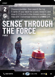 [SWU] Sense Through the Force (Prestige) (813) - Ashes of the Empire
