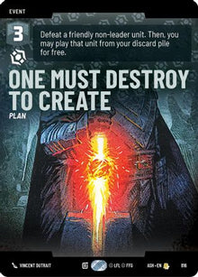 [SWU] One Must Destroy to Create (Prestige) (816) - Ashes of the Empire