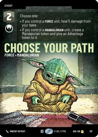 [SWU] Choose Your Path (Prestige) (817) - Ashes of the Empire