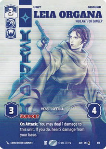 [SWU] Leia Organa - Vigilant for Danger (Prestige) (819) - Ashes of the Empire