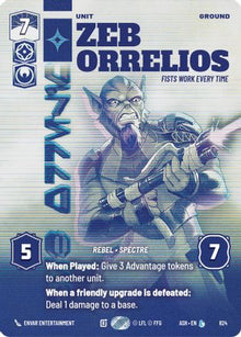 [SWU] Zeb Orrelios - Fists Work Every Time (Prestige) (824) - Ashes of the Empire