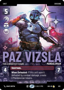 [SWU] Paz Vizsla - For a Brighter Future (Prestige Foil) (832) - Ashes of the Empire Foil