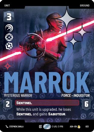 [SWU] Marrok - Mysterious Warrior (Prestige Foil) (833) - Ashes of the Empire Foil