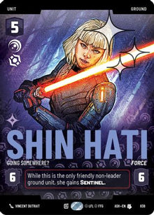 [SWU] Shin Hati - Going Somewhere? (Prestige Foil) (838) - Ashes of the Empire Foil