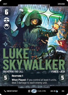 [SWU] Luke Skywalker - Answering the Call (Prestige Foil) (848) - Ashes of the Empire Foil