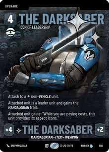 [SWU] The Darksaber - Icon of Leadership (Prestige Foil) (850) - Ashes of the Empire Foil