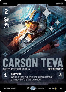 [SWU] Carson Teva - There's Something Going On (Prestige Foil) (856) - Ashes of the Empire Foil