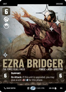 [SWU] Ezra Bridger - The Force is All I Need (Prestige Foil) (859) - Ashes of the Empire Foil