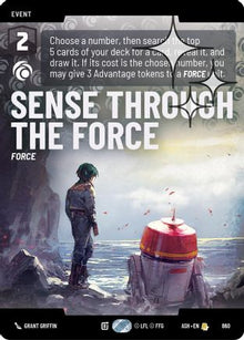 [SWU] Sense Through the Force (Prestige Foil) (860) - Ashes of the Empire Foil