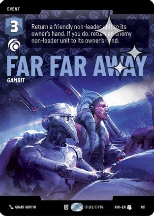 [SWU] Far Far Away (Prestige Foil) (861) - Ashes of the Empire Foil