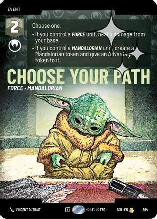 [SWU] Choose Your Path (Prestige Foil) (864) - Ashes of the Empire Foil