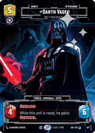 [SWU] Darth Vader - Meet Your Destiny (Prestige Foil) (877) - Ashes of the Empire Foil